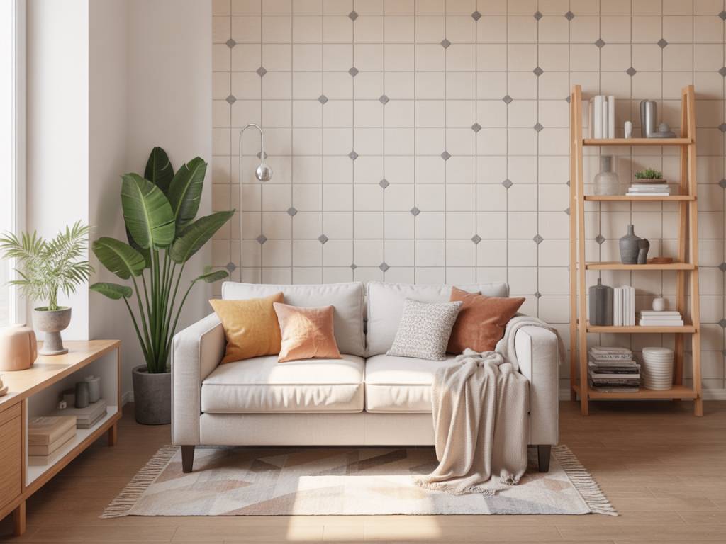 10 inspirations de carrelage pour sublimer un mur d’accent dans votre salon