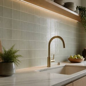 Comment choisir un carrelage mural pour cuisine : critères, formats et effets déco tendances