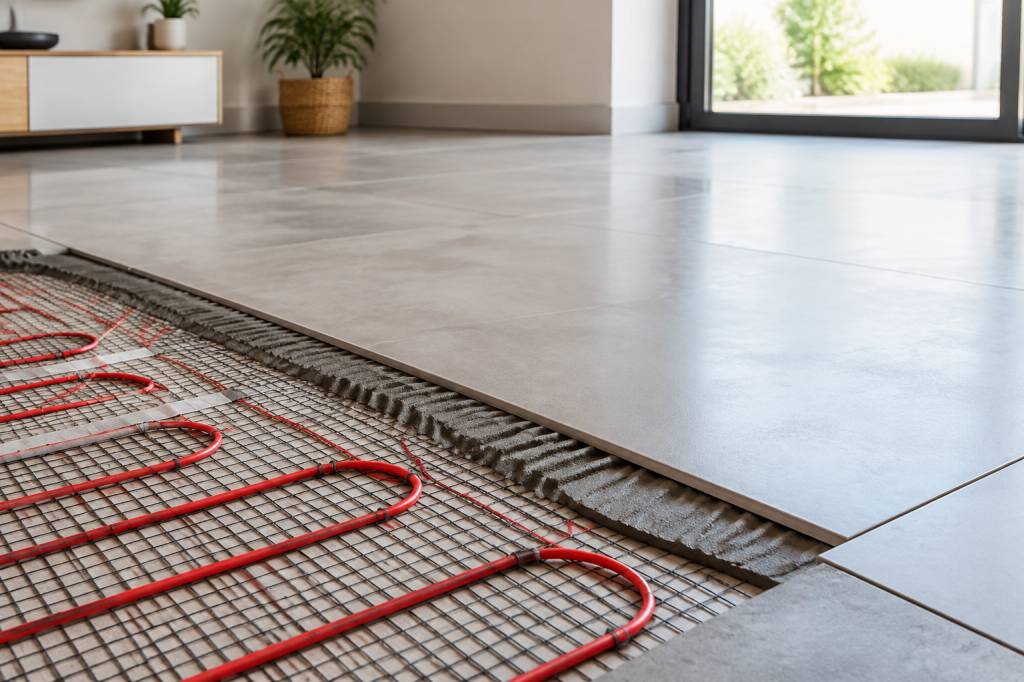 Quelle taille maxi de carrelage choisir pour un plancher chauffant ?