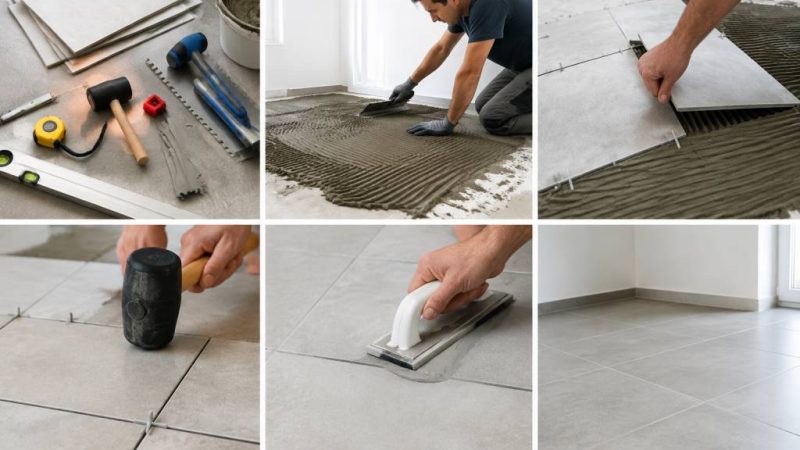 Tuto pose carrelage : les étapes pour réussir son installation soi-même